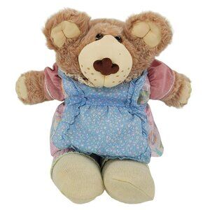 Vintage Furskins Panosh Place Xavier Roberts Large Stuffed Animal Plush Bear 21"